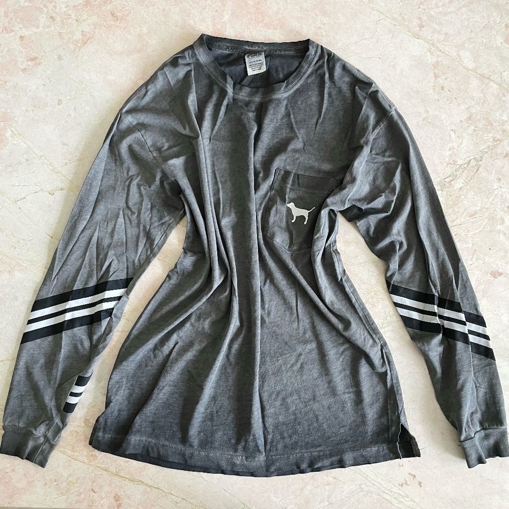 PINK Victoria's Secret oversized long sleeve shirt